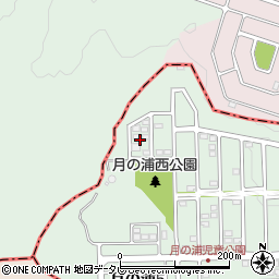 福岡県大野城市月の浦2丁目21周辺の地図