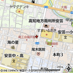 安芸商工会館周辺の地図