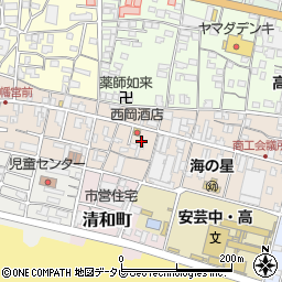 岡松製パン店　工場周辺の地図