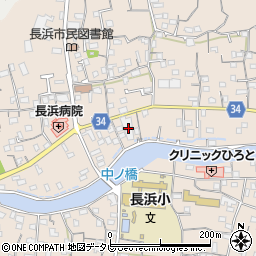 四国銀行ナンコクスーパー長浜店 ＡＴＭ周辺の地図