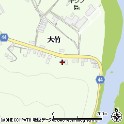大洲野村線周辺の地図
