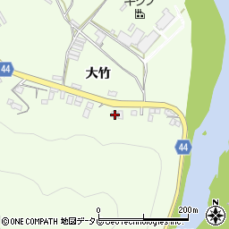 愛媛県大洲市菅田町大竹1243周辺の地図