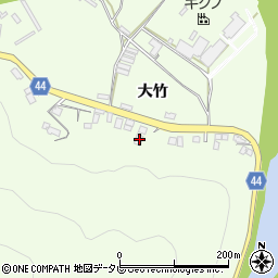 愛媛県大洲市菅田町大竹1248周辺の地図