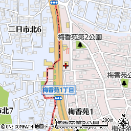 マクドナルド太宰府店周辺の地図