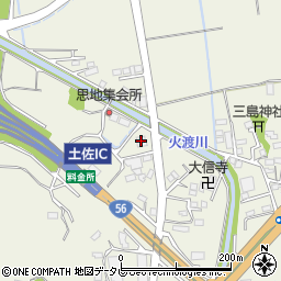 津野自動車周辺の地図
