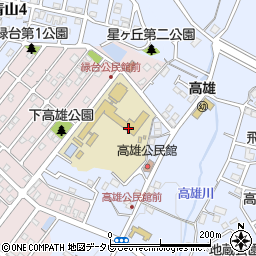 太宰府市立太宰府南小学校　第二学童保育所周辺の地図