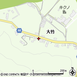 愛媛県大洲市菅田町大竹1255周辺の地図