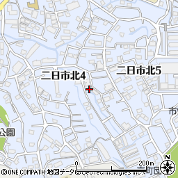 二日市コーポＡ周辺の地図