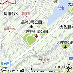佐野近隣公園周辺の地図