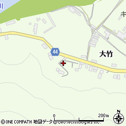 愛媛県大洲市菅田町大竹1270周辺の地図