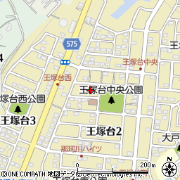 福岡県那珂川市王塚台2丁目周辺の地図