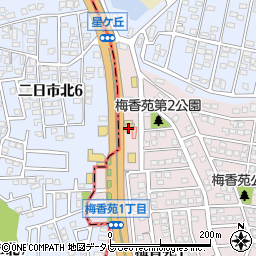 吉野家南バイパス太宰府店周辺の地図