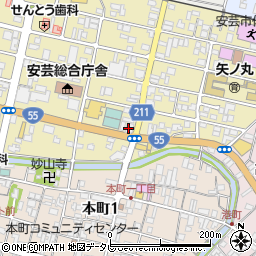 ａｐｏｌｌｏｓｔａｔｉｏｎ安芸ＳＳ周辺の地図