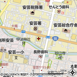 ドラッグセイムス安芸矢ノ丸店周辺の地図