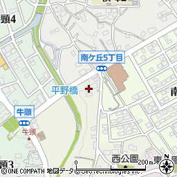 福岡県大野城市牛頸1336周辺の地図