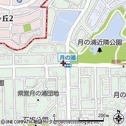 福岡県大野城市月の浦2丁目3-9周辺の地図