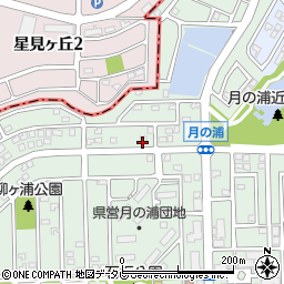 福岡県大野城市月の浦2丁目5-3周辺の地図