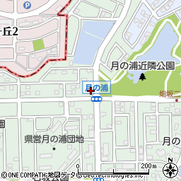 福岡県大野城市月の浦2丁目3-6周辺の地図
