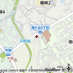 福岡県大野城市牛頸1274-3周辺の地図