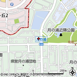福岡県大野城市月の浦2丁目3-5周辺の地図