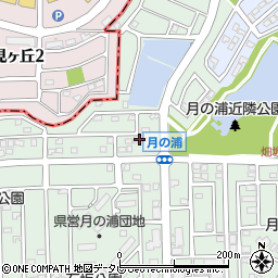 福岡県大野城市月の浦2丁目3周辺の地図