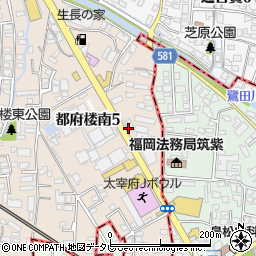 西日本典礼都府楼清浄庵周辺の地図