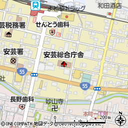 高知県　東部食品衛生協会周辺の地図