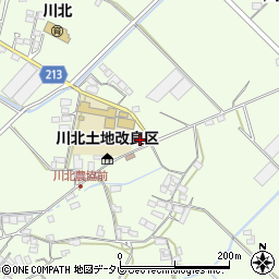 川北公民館周辺の地図