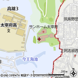サンケア太宰府デイサービスセンター周辺の地図
