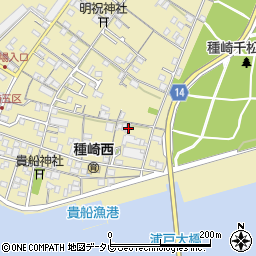高知県高知市種崎721周辺の地図