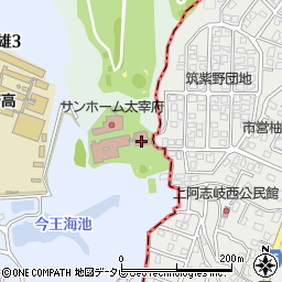 サンケア太宰府ユニット周辺の地図
