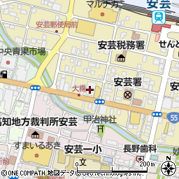ひぐち靴店矢ノ丸店周辺の地図