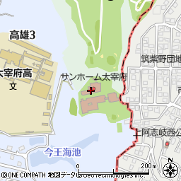サンホーム太宰府周辺の地図