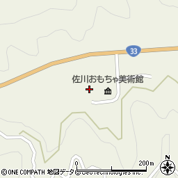 まきのさんの道の駅・佐川周辺の地図