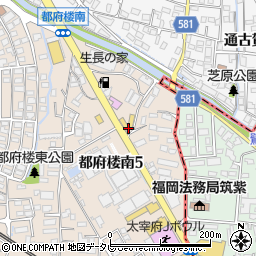 九州スズキ販売二日市営業所周辺の地図