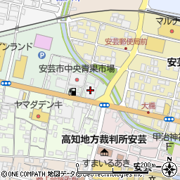 ＪＡ高知土佐　あき会館・食堂周辺の地図