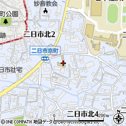筑紫野市立京町保育所周辺の地図