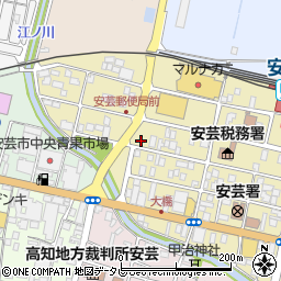 ローソン安芸矢ノ丸店周辺の地図