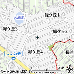 福岡県大野城市緑ケ丘周辺の地図