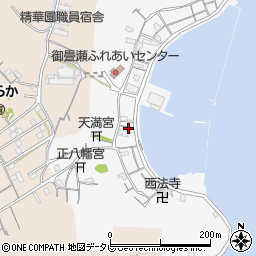 高知県高知市御畳瀬周辺の地図