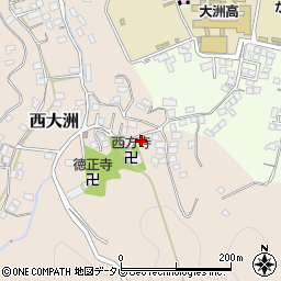 愛媛県大洲市西大洲2005周辺の地図