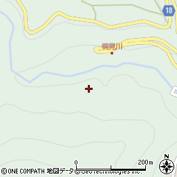 高知県高岡郡越知町桐見川1555周辺の地図