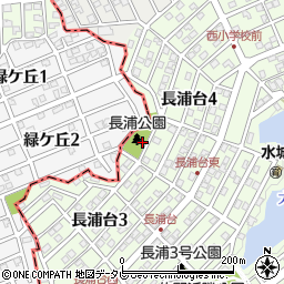 長浦台団地周辺の地図