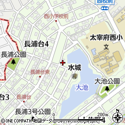 長浦台共同利用施設周辺の地図