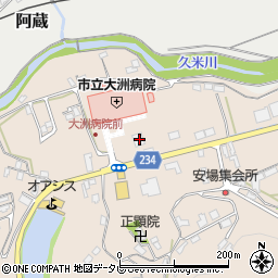 愛媛県大洲市西大洲557周辺の地図