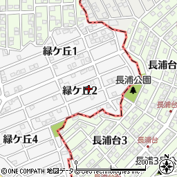 福岡県大野城市緑ケ丘2丁目周辺の地図