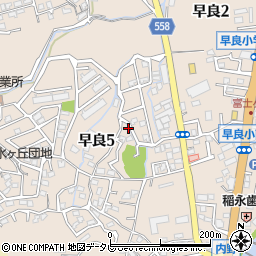 福岡県福岡市早良区早良周辺の地図