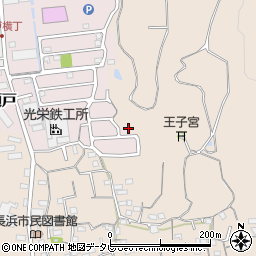 長浜尾崎公園周辺の地図