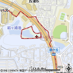 福岡県太宰府市南周辺の地図