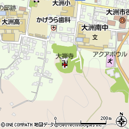 大禅寺周辺の地図